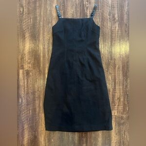 EU Eunice Black Sleeveless Dress 38